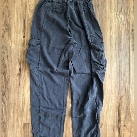 Lululemon Athletica Blue Track Pants High-Waisted Tapered - Picture 6 of 7